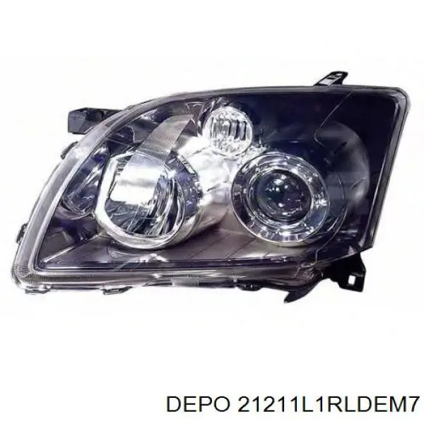 21211L1RLDEM7 Depo/Loro/Abakus Reflektor prawy