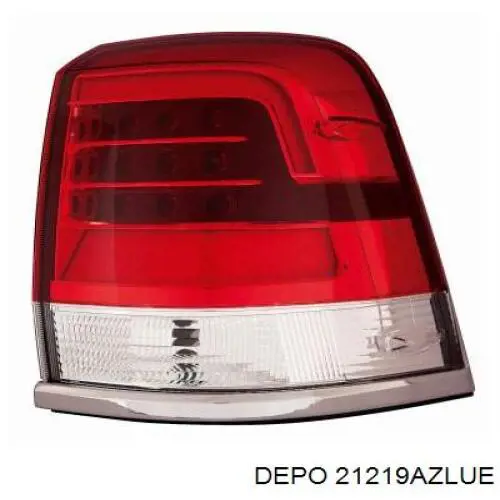 Do koszyka 8156160B80 Toyota Lampa zespolona tylna lewa zewnętrzna