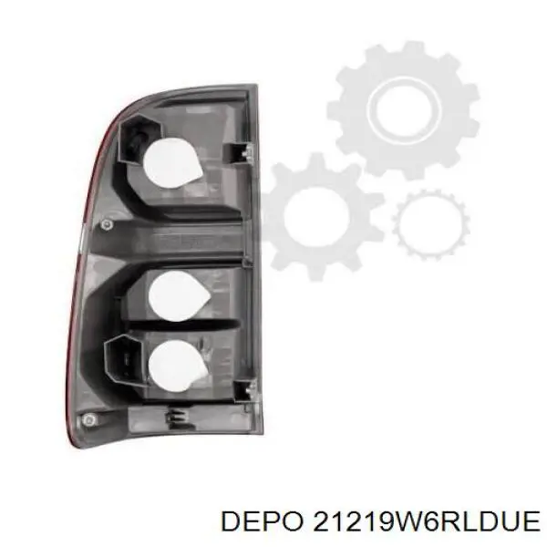 Do koszyka 21219W6RLDUE Depo/Loro/Abakus Lampa zespolona tylna prawa