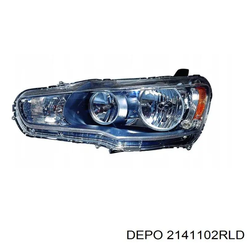 Reflektor prawy do Mitsubishi Colt II C1A