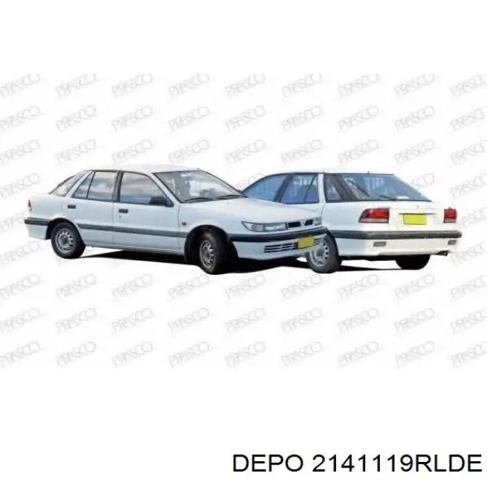 Reflektor prawy Depo/Loro 2141119RLDE cena, od 54,01 USD