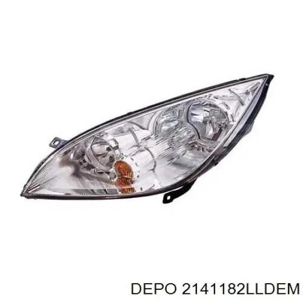 Do koszyka 8301A283 Mitsubishi Reflektor lewy