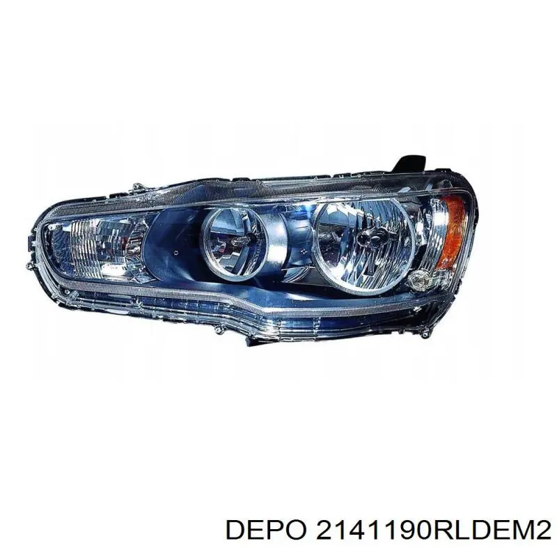 2141190RLDEM2 Depo/Loro/Abakus Reflektor prawy