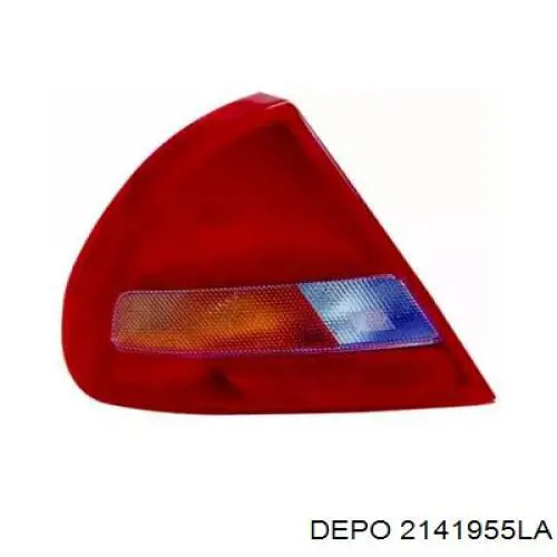 Lampa zespolona tylna lewa Mitsubishi Lancer VI sedana (CJ, CP) (1995 - 2003) cena, od 59,02 USD