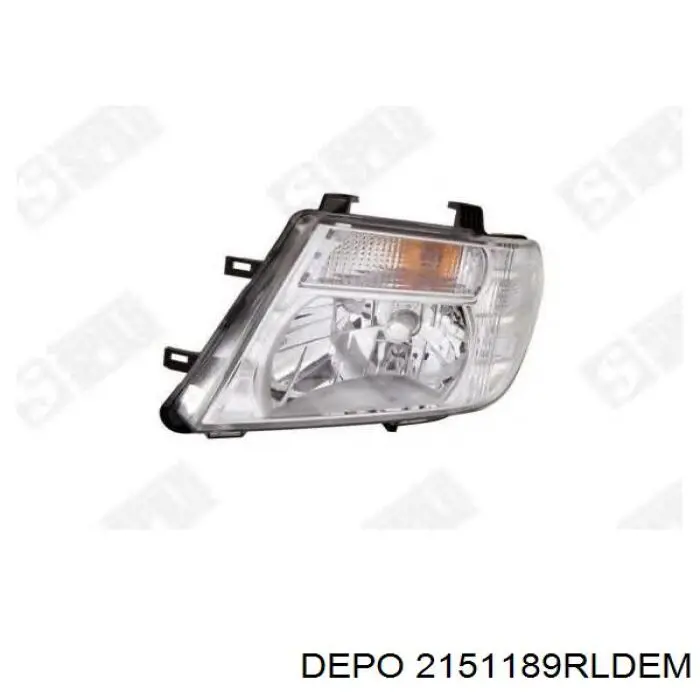 Reflektor prawy Depo/Loro/Abakus 2151189RLDEM