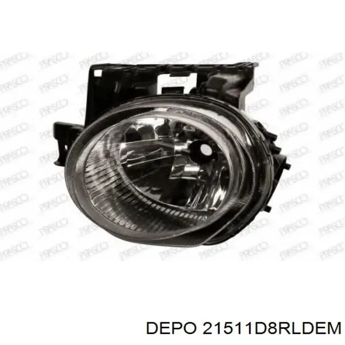 21511D8RLDEM Depo/Loro/Abakus Reflektor prawy