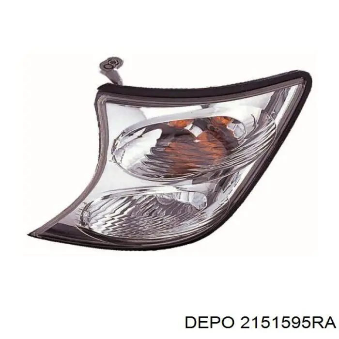Lampa pozycyjna (kierunkowskaz) prawa Depo/Loro/Abakus 2151595RA cena, od 48,58 USD