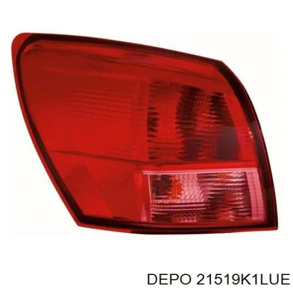 21519K1LUE Depo/Loro/Abakus Lampa zespolona tylna lewa zewnętrzna