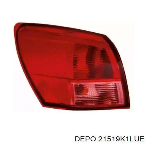 Lampa zespolona tylna lewa zewnętrzna Depo/Loro/Abakus 21519K1LUE cena, od 72,33 USD