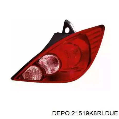 21519K8RLDUE Depo/Loro/Abakus Lampa zespolona tylna prawa