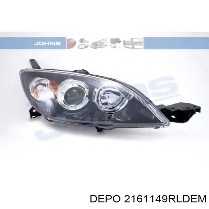 2161149RLDEM Depo/Loro/Abakus Reflektor prawy