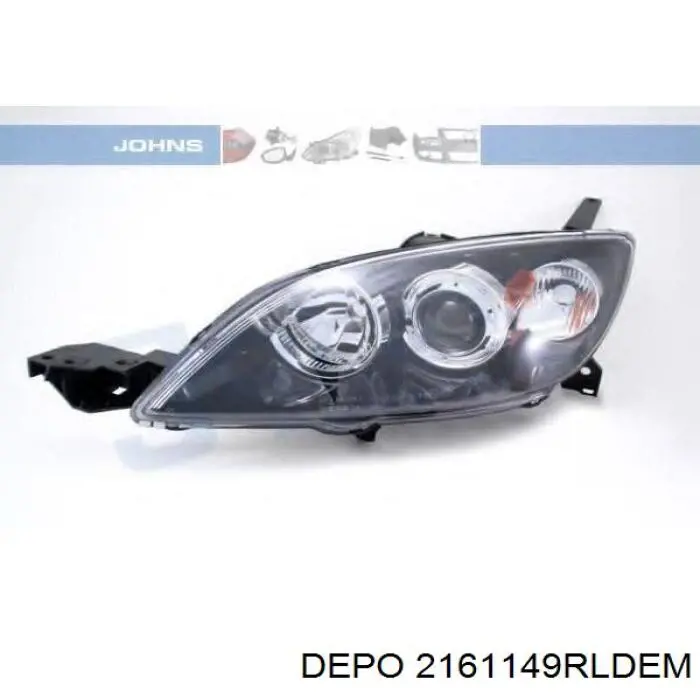 Reflektor prawy Depo/Loro/Abakus 2161149RLDEM cena, od 108,96 USD