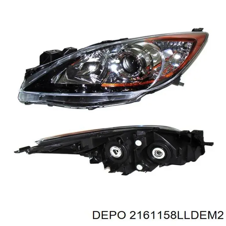 2161158LLDEM2 Depo/Loro/Abakus Reflektor lewy