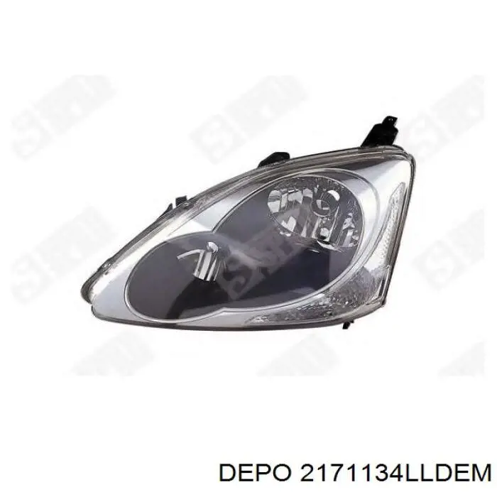 Do koszyka 33151S5AG01 Honda Reflektor lewy