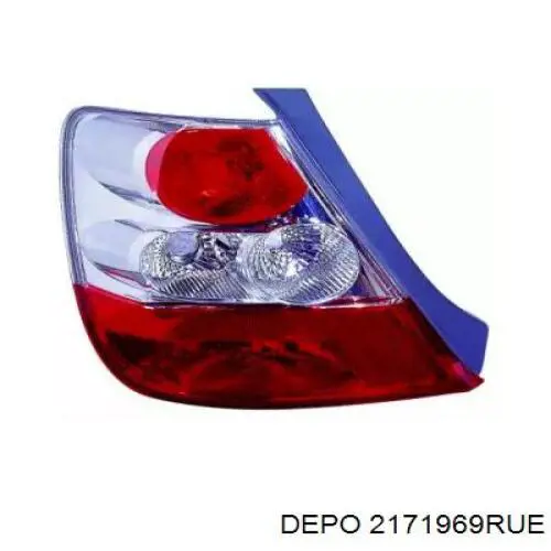 Lampa zespolona tylna prawa Honda Civic VII hatchback (EU, EP, EV) (2000 - 2006) cena, od 127,47 USD