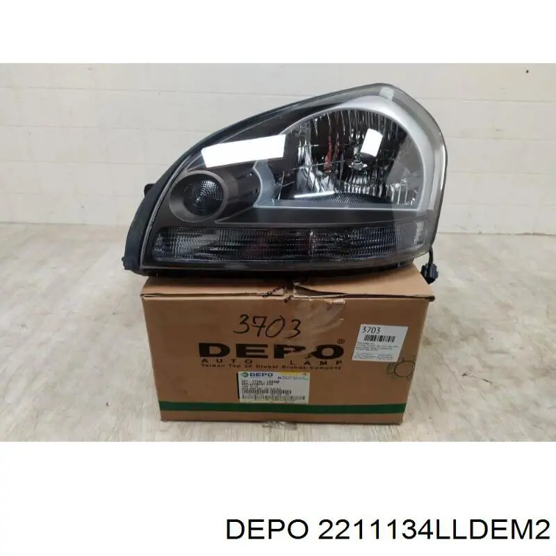 2211134LLDEM2 Depo/Loro/Abakus Reflektor lewy