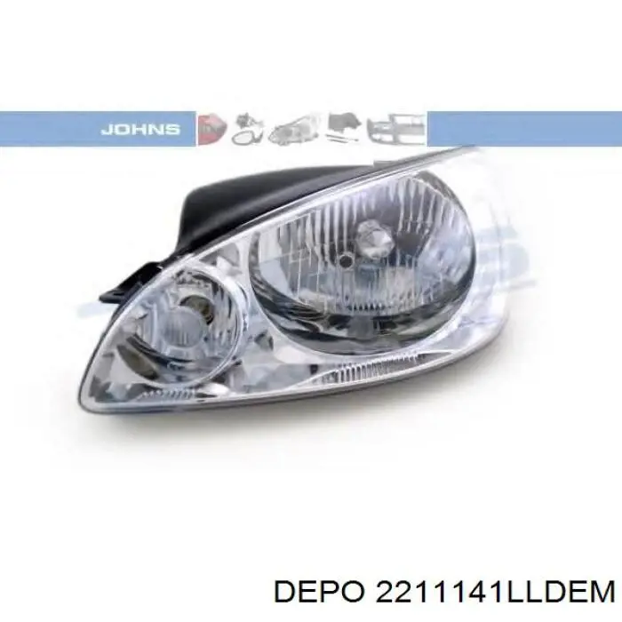 Reflektor lewy Depo/Loro/Abakus 2211141LLDEM cena, od 150,34 USD