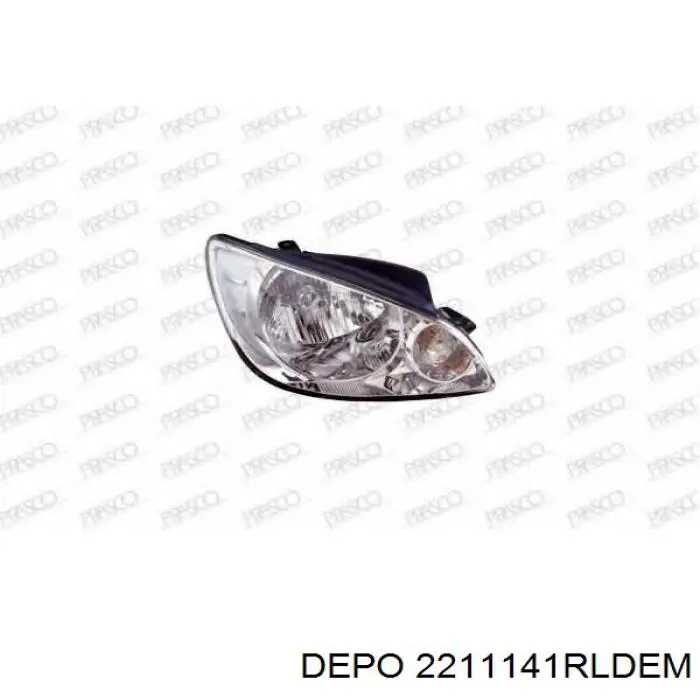 Reflektor prawy Depo/Loro/Abakus 2211141RLDEM cena, od 119,00 USD
