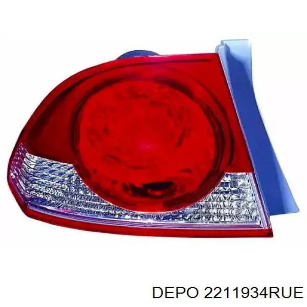 Lampa zespolona tylna prawa Depo/Loro/Abakus 2211934RUE cena, od 69,29 USD