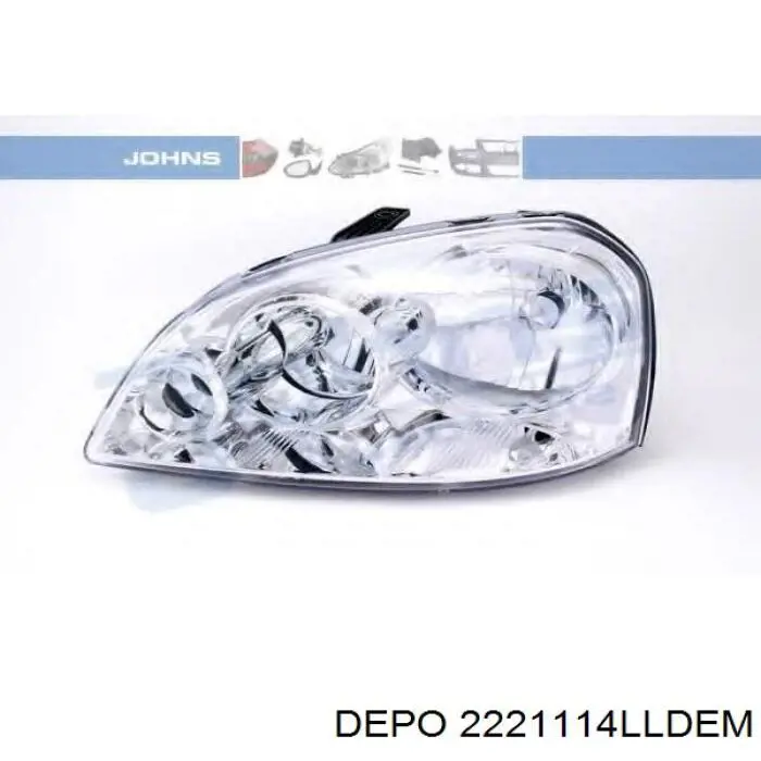 2221114LLDEM Depo/Loro/Abakus Reflektor lewy