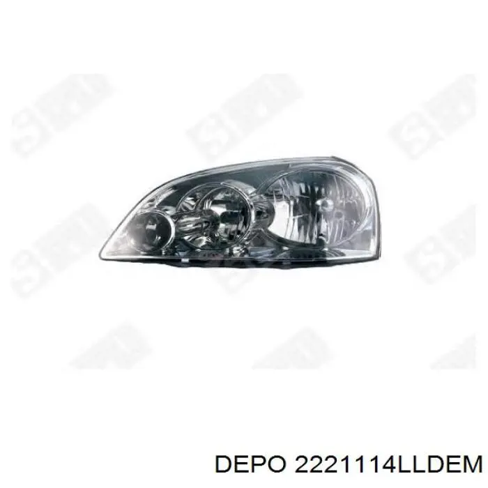 Reflektor lewy Depo/Loro/Abakus 2221114LLDEM cena, od 73,93 USD