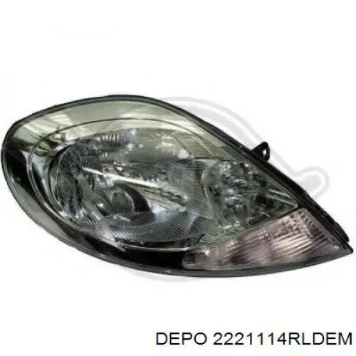 Do koszyka 2221114RLDEM Depo/Loro/Abakus Reflektor prawy