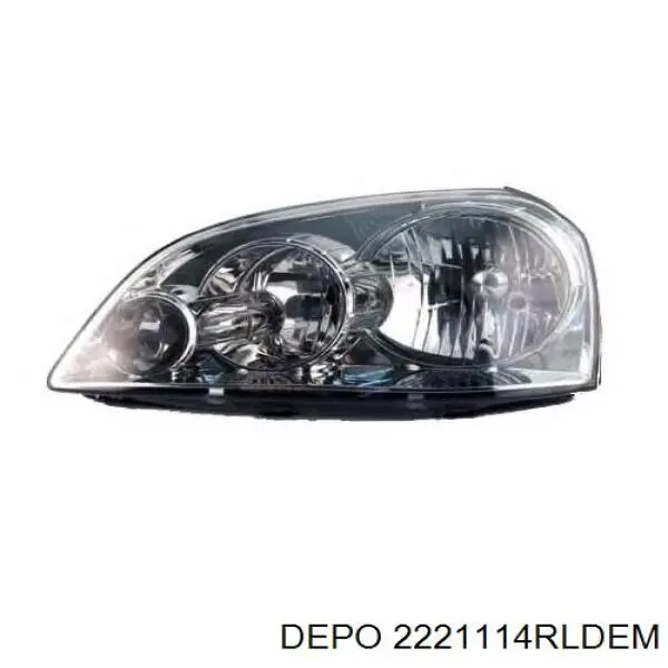 2221114RLDEM Depo/Loro/Abakus Reflektor prawy