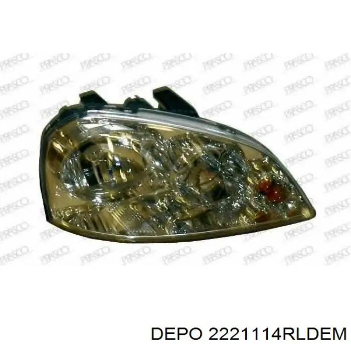 Reflektor prawy Depo/Loro/Abakus 2221114RLDEM cena, od 54,48 USD