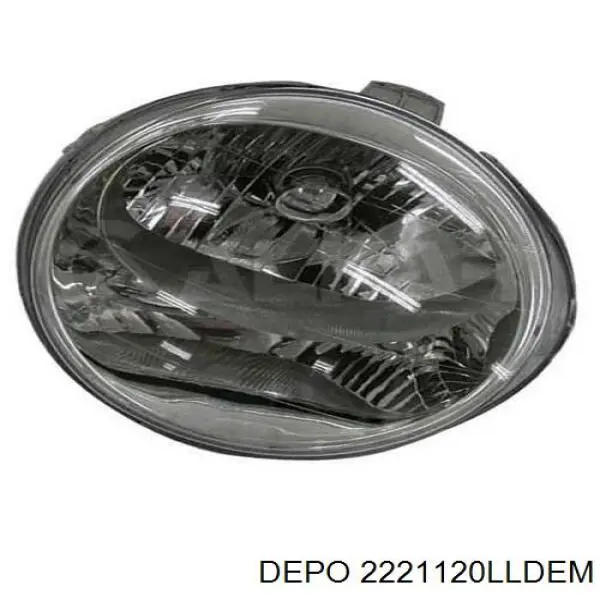 2221120LLDEM Depo/Loro Reflektor lewy
