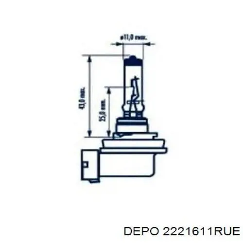 Kierunkowskaz prawy Depo/Loro/Abakus 2221611RUE cena, od 18,14 USD