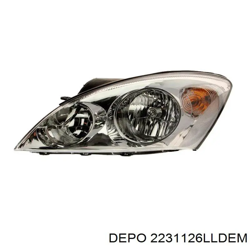 2231126LLDEM Depo/Loro/Abakus Reflektor lewy