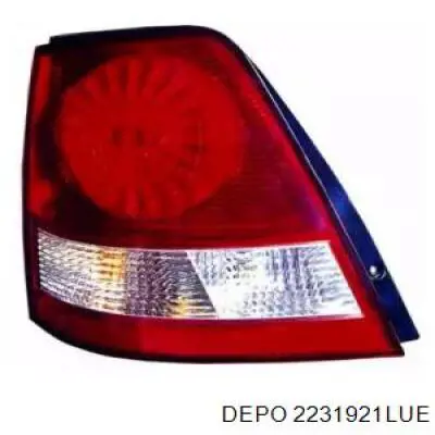2231921LUE Depo/Loro/Abakus Lampa zespolona tylna lewa