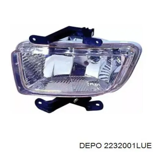 2232001LUE Depo/Loro Lampa przeciwmgielna lewa