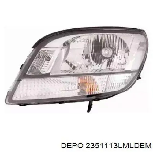 2351113LMLDEM Depo/Loro/Abakus Reflektor lewy