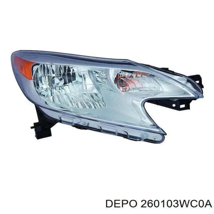 Reflektor prawy do Nissan Versa NOTE E12