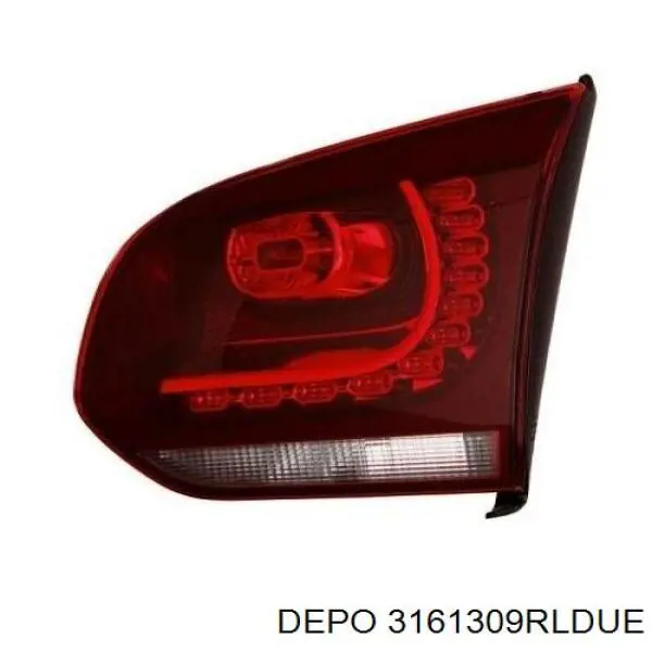 Lampa zespolona tylna prawa wewnętrzna Mazda B45C513F0 cena, od 94,67 USD