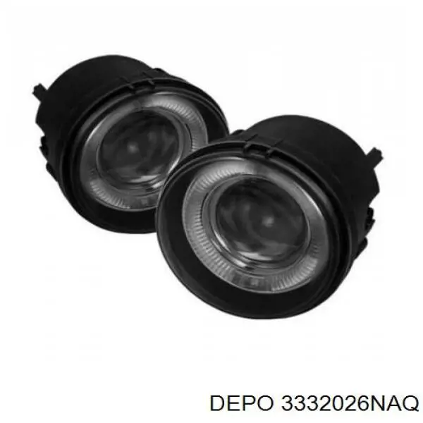 3332026NAQ Depo/Loro/Abakus Lampa przeciwmgielna lewa/prawa