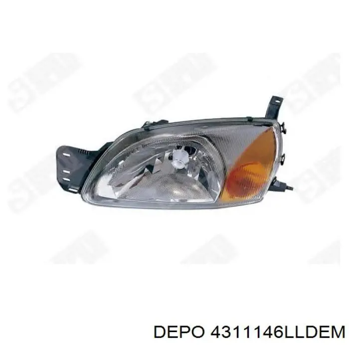 Do koszyka 0301173301 Ford Reflektor lewy