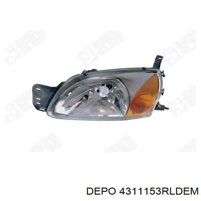 Do koszyka 4311153RLDEM Depo/Loro/Abakus Reflektor prawy