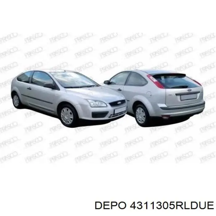4311305RLDUE Depo/Loro/Abakus Lampa cofania prawa