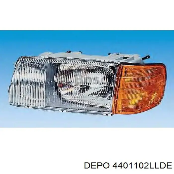 Reflektor lewy Mercedes S sedana (W126) (1979 - 1991) cena, od 126,59 USD