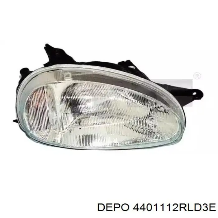 Reflektor prawy Depo/Loro/Abakus 4401112RLD3E cena, od 48,28 USD