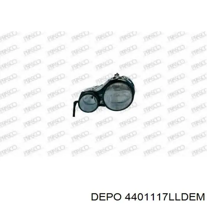 Reflektor lewy Depo/Loro/Abakus 4401117LLDEM cena, od 95,34 USD