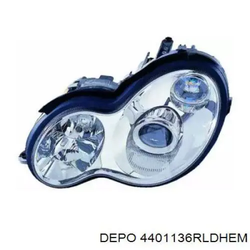 Reflektor prawy Depo/Loro/Abakus 4401136RLDHEM cena, od 157,38 USD