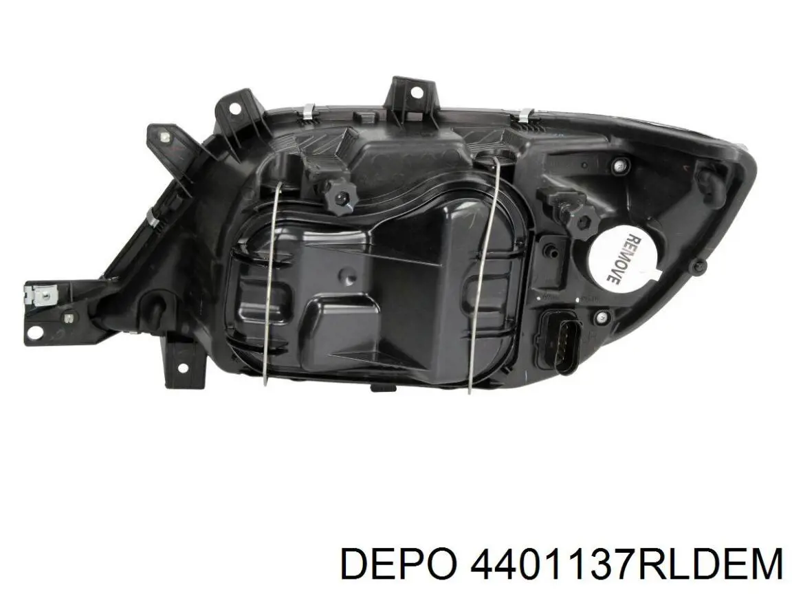Reflektor prawy Depo/Loro/Abakus 4401137RLDEM cena, od 109,31 USD