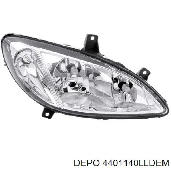 Reflektor lewy Depo/Loro/Abakus 4401140LLDEM cena, od 139,61 USD