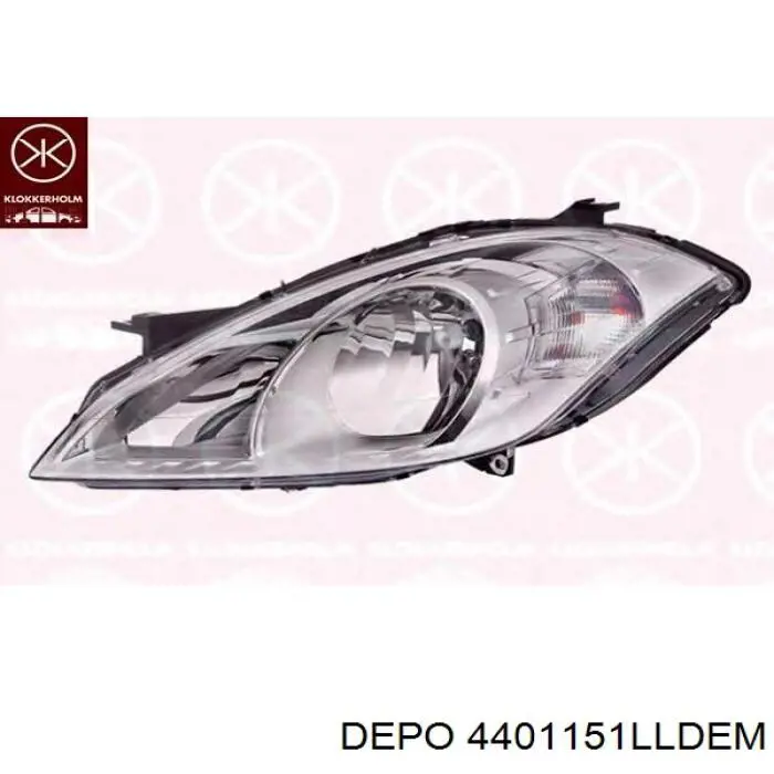 Do koszyka A164820476164 Mercedes Reflektor lewy