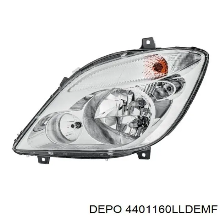 Reflektor lewy Depo/Loro/Abakus 4401160LLDEMF cena, od 143,33 USD