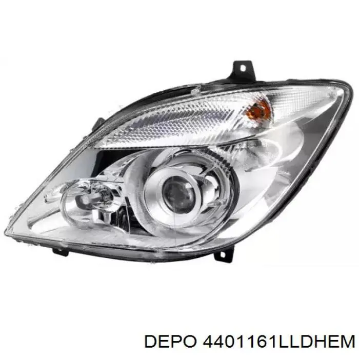 Do koszyka A9068200961 Mercedes Reflektor lewy