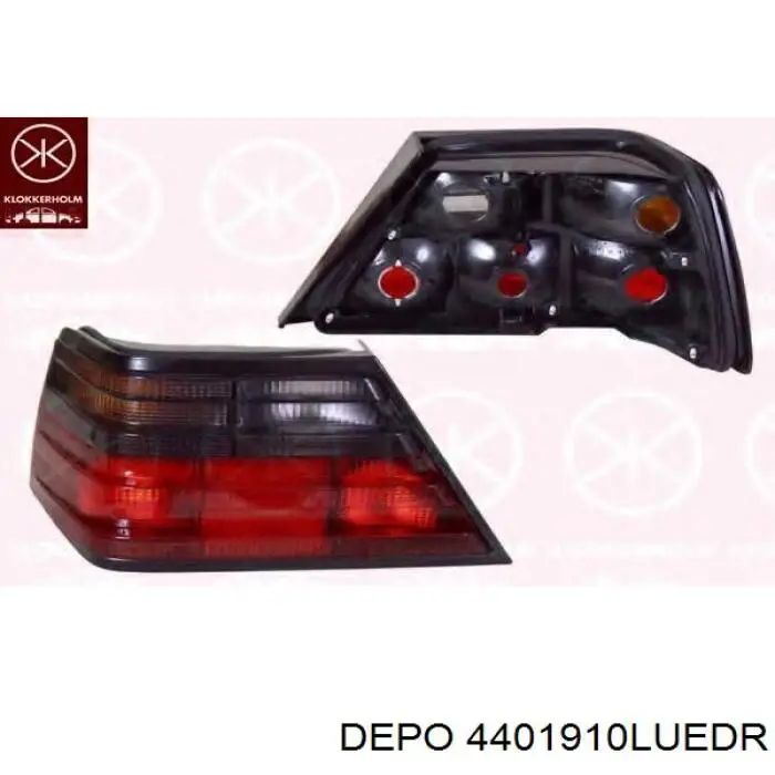 Lampa zespolona tylna lewa 1208211 Autotechteile